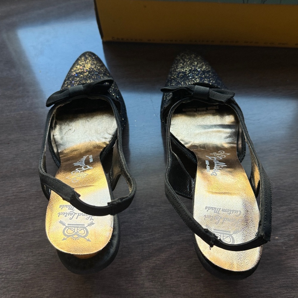 Antique Slingback Heels - image 3